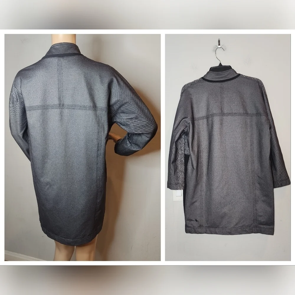 Lululemon Cocoon Car Coat. Grey‎ black. size XS.